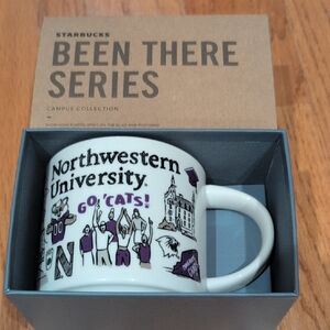 Starbucks Northwestern University Collectible Mug - White and Purple